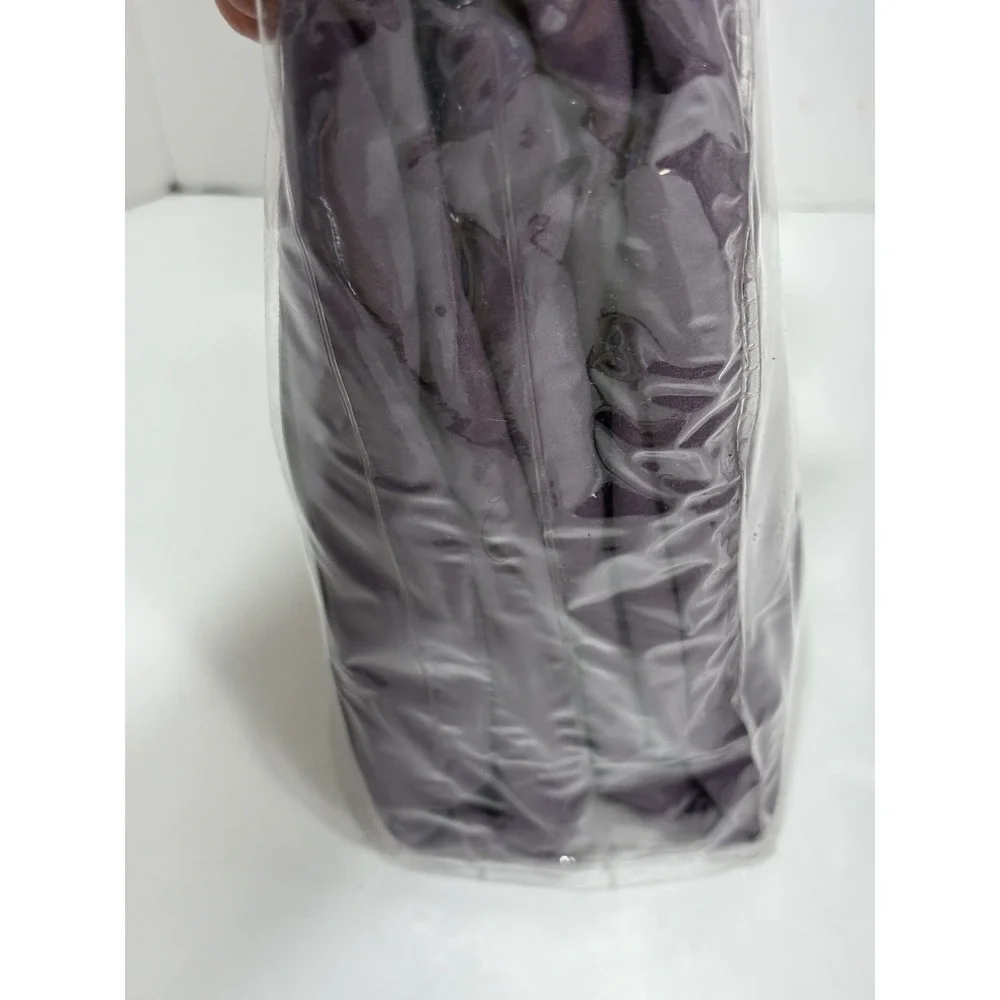 Luxury Percale Fine Linens FULL Fitted Sheet Wine eggplant Color Spring Home 200